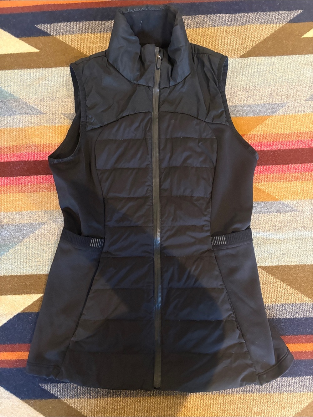lululemon down for it all athletica Black Quilted Puffer Vest